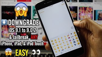 Downgrade iOS 9.1 to 9.0.2 & Jailbreak Any iPhone, iPad, & iPod Touch – EASY
