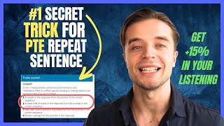 #1 Repeat Sentence Trick to Improve PTE Listening FAST \& EASY (in-depth tutorial 2023)