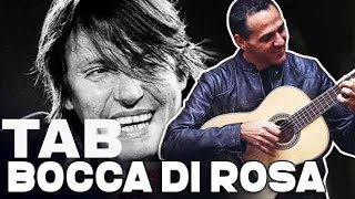 Bocca di Rosa - F. De Andrè - Chitarra chords