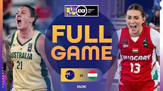  Australia  Vs Hungary   Women  Pool Game  Fiba 3x3 World Cup 2026  3x3 Basketball