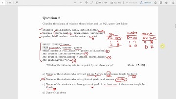 19. NPTEL-DBMS-Week3-Mar 2019-Assignment Questions and their detailed solutions...