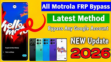 ✅ How to Unlock A Google locked Motorola phone | (Android 14-15) | Moto FRP Bypass 2026