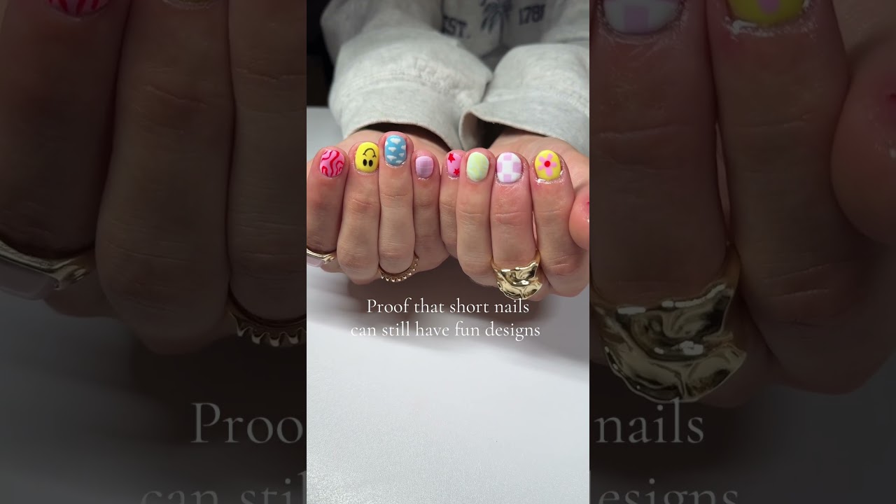 My fav nail design is the thumb egg lookin thing 🤪 