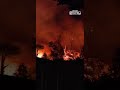 Incendio sul Monte Goj a Como: 50 sfollati nella notte