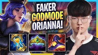 FAKER LITERALLY GOD MODE WITH ORIANNA! - T1 Faker Plays Orianna MID vs Yasuo! | Bootcamp 2023