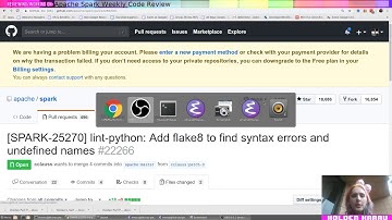 Weekly Apache Spark Code Review for ML & Python - Including flake8 improvements & more