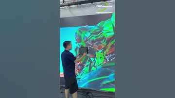 Easy fixes with Magnetic LED Display! ⚡️ #Shorts #leddisplay  #topdance #eventledscreen #eventlights