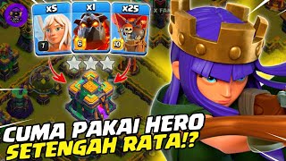 OP AUTO FREESTYLE! QUEEN CHARGE LALO - STRATEGI WAR TH 14 | COC INDONESIA