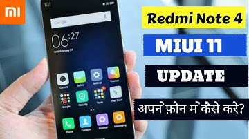 Redmi Note 4 Miui 11 Update | New Stable Update 2020