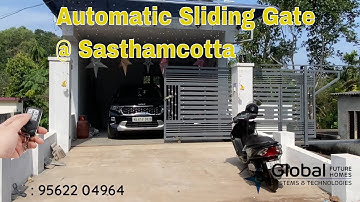 Automatic Sliding Gate Motor installed at Sasthamcotta, Karunagappally | Gate Automation| 9562204964