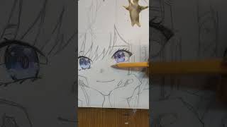 yuzuki drawing #viral #art #anime #like#gugugaga