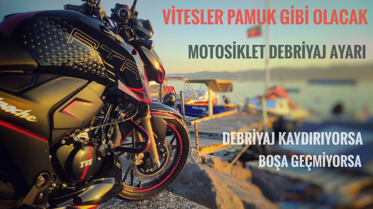 MOTOSİKLET DEBRİYAJ AYARI, BOŞA ZOR GEÇME, KAÇIRMA, YANLIŞ KAVRAMA NOKTASI, TVS APACHE RTR 200