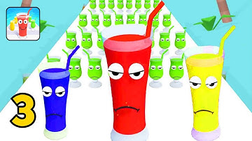 Juice Run - Gameplay Walkthrough Part 3 All Levels 41-60 (Android,iOS)