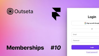 10 - Memberships in Framer - Outseta: Set up protected content using content groups