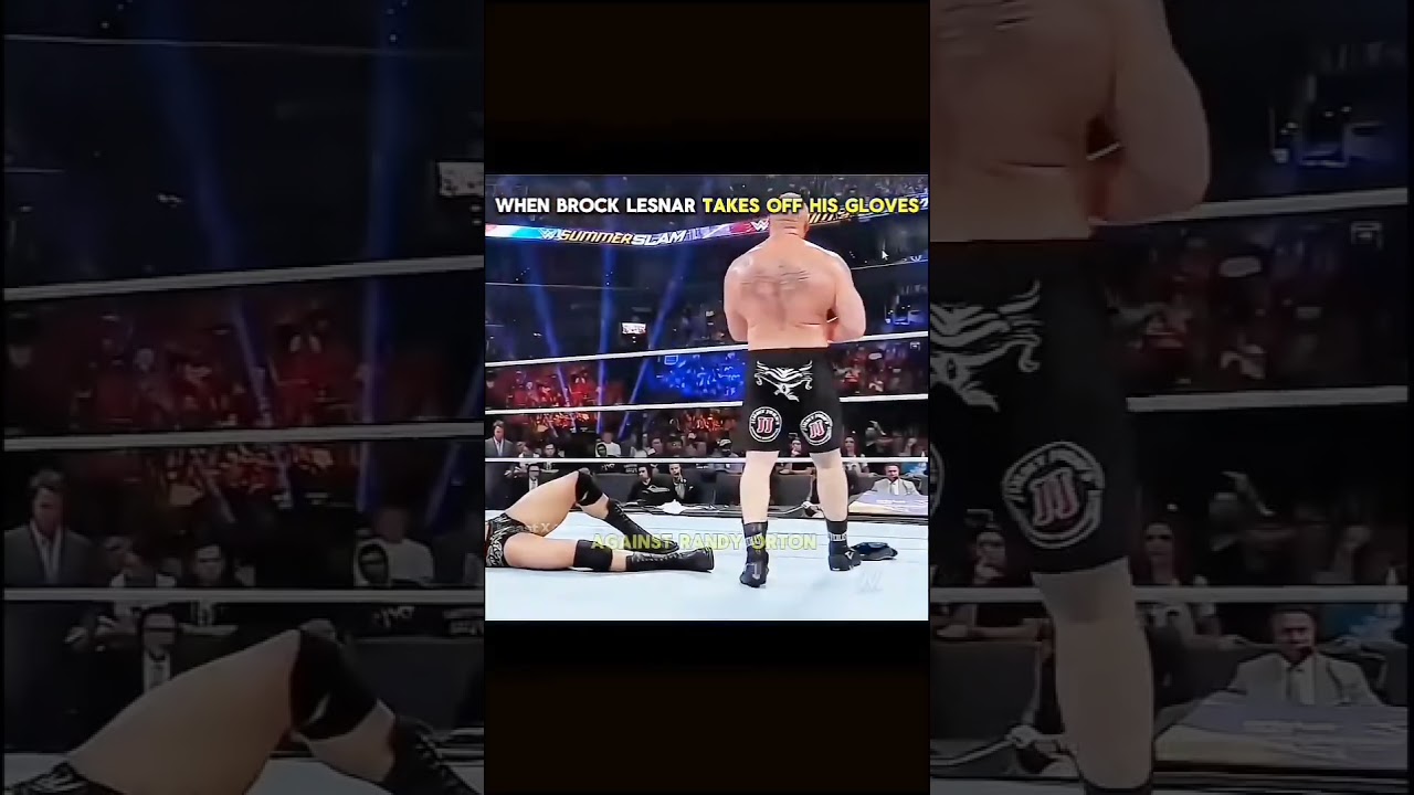 Now there will be☠️👿 chaos - Brock Lesnar takes off the gloves!🤔🔥