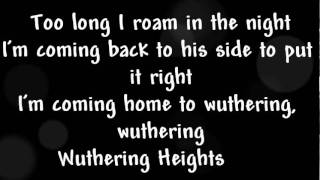 Kate Bush - Wuthering Heights Lyrics Resimi