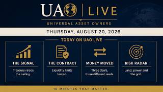 Liquidity Is Becoming Policy | Treasury, Blue Owl & the Grid | UAO Live
