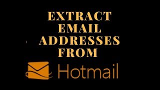 How to Extract Email Address from Hotmail account? Hotmail extractor screenshot 5
