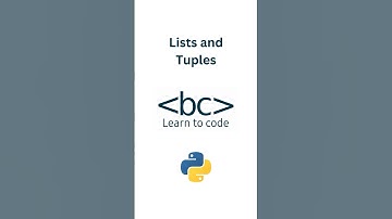 Learn the difference between lists and tuples in 60 seconds #learnpython #code #programming