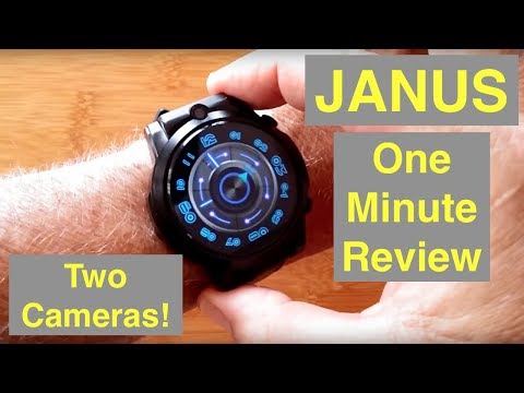 KronosBlade JANUS Android 7.1.1 Dual Camera 1.6" Screen 4G Smartwatch: One Minute Overview