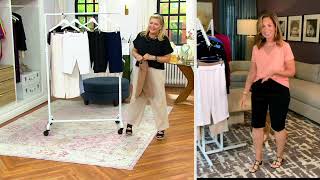 GRAVER Susan Graver LK Fusion Pull-On Walking Shorts on QVC