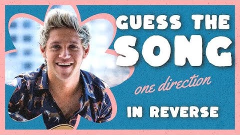 GUESS THE ONE DIRECTION SONG IN REVERSE 🎤 ⏪ | Music Quiz