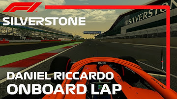 F1 2021 Silverstone Daniel Riccardo Mclaren Onboard Lap Assetto Corsa [4K 60]