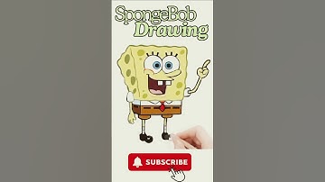 Drawing SpongeBob Step by Step #SpongeBob #DrawingTutorial #KidsArt #Nickelodeon