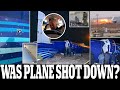 Azerbaijan airlines plane crash Russians killed footage