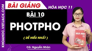 Giải Hóa 11 Bài 10: Photpho