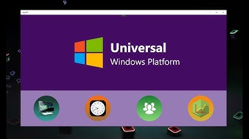 Universal Windows Platform: (UWP)Template menu design 02