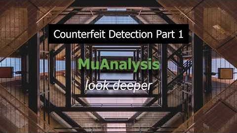 MuAnalysis Detecting Counterfeit Electronic Parts - Part 1