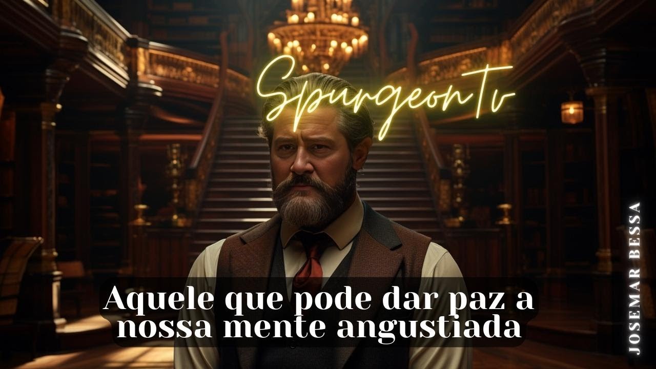 Aquele que pode dar paz a nossa mente angustiada | C. H. Spurgeon (1834 -1892 ) @Josemar Bessa