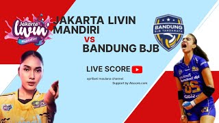 LIVE SCORE  |  Jakarta Livin Mandari vs Bandung BJB
