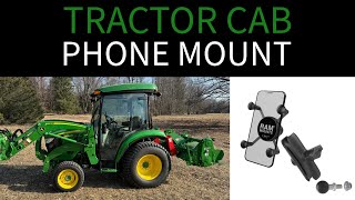 Installing A Much-Needed Phone Holder In Our John Deere 3033R Tractor Cab Display Bracket Mount