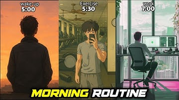 5 AM Routine Unlock Success, Discipline & Energy Daily #sucess #5amrule
