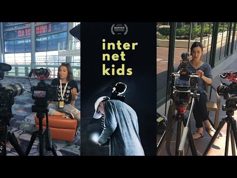 Snapchat BTS from the Internet Kids shoot!