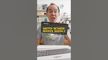 Logitech Pebble Keys 2 K380S connects and switches between multiple devices with a press of button