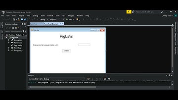 Pig Latin Video Submission