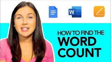 How to Find the Word Count on Google Docs, Microsoft Word, and Apple Pages - Tutorial