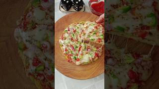 Instant Pizza Recipe Without Oven #shorts #ytshorts #youtube #pizza #lunchboxrecipe