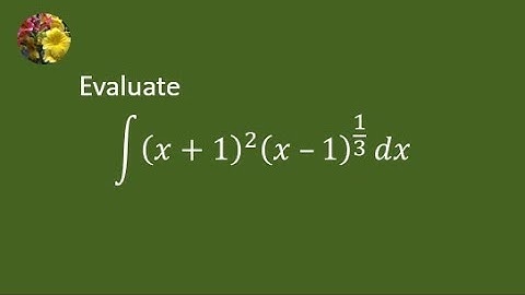 2010 MIT Integration Bee, qualifying test problem # 3