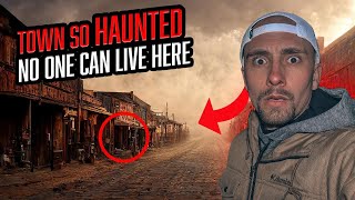 **TERRIFYING** OVERNIGHT IN THE MOST HAUNTED ABANDONED TOWN IN THE USA