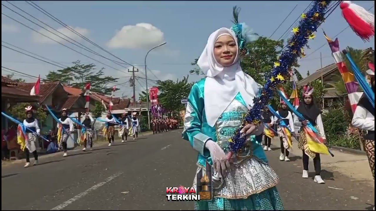 karnaval kecamatan kroya bareng gema dirgantara smp negeri 3 kroya