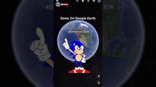 Sonic The Hedgehog On Google Earth 😱#shorts #sonic screenshot 2