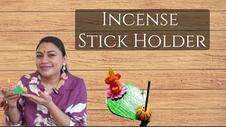 Incense Stick Holder DIY #youtubevideos #incenseholder #diy #clayart