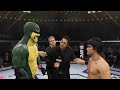 Bruce Lee vs. Rash Battletoad  (EA sports UFC 3)