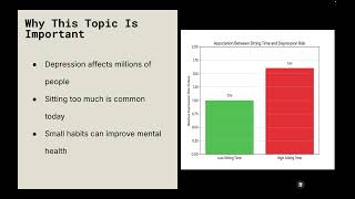 Move More, Sit Less for Mental Health