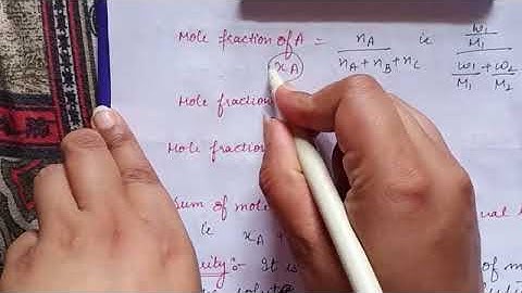 Methods of expressing concentration || Chapter :- 1 || Class 11 chemistry