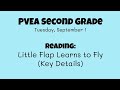 Understanding Key Details in 'Little Flap Learns How to Fly'